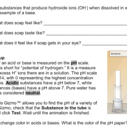 Student exploration ph analysis answer key