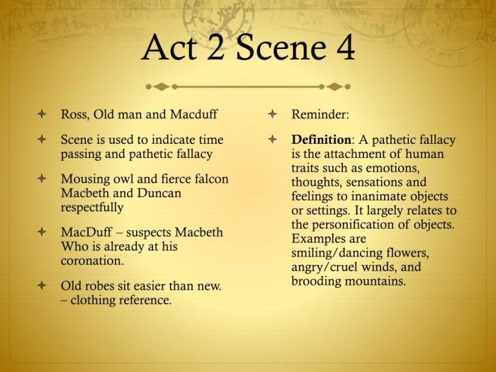 Macbeth reading guide act 2