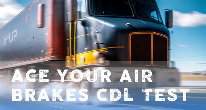 Texas cdl air brake test answers