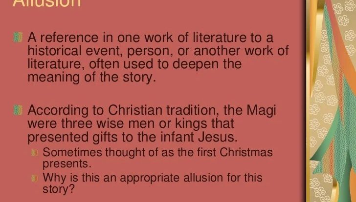 The gift of the magi literary devices