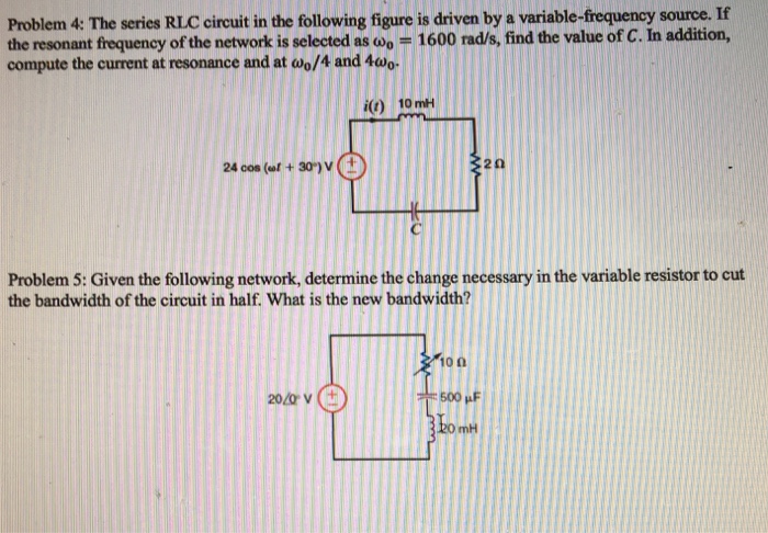 Rlc circuit response filter frequency matlab mathworks analyzing control help narrowly tuned resistor gives value