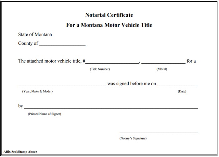 If the notarial certificate is missing from a document: